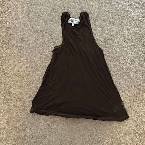 Wildfox Brown Small New Tank - Picture 1 of 4